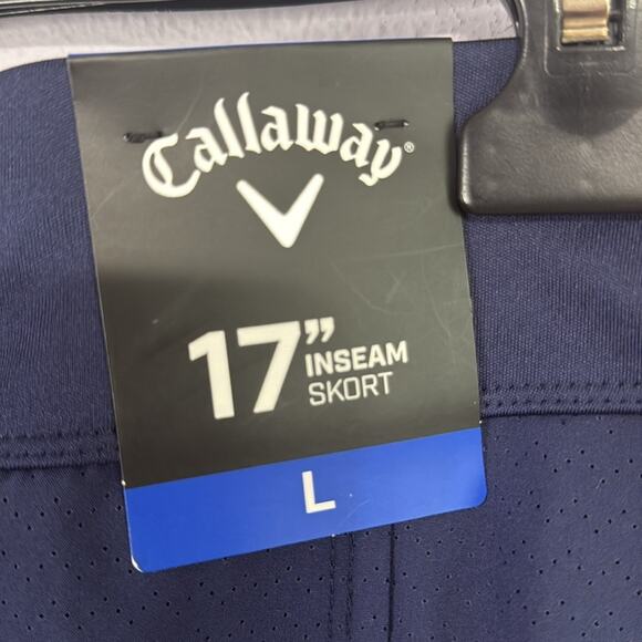 NWT Callaway Women Navy Pickleball/Tennis Skort with 17" Inseam size Large - Picture 6 of 7